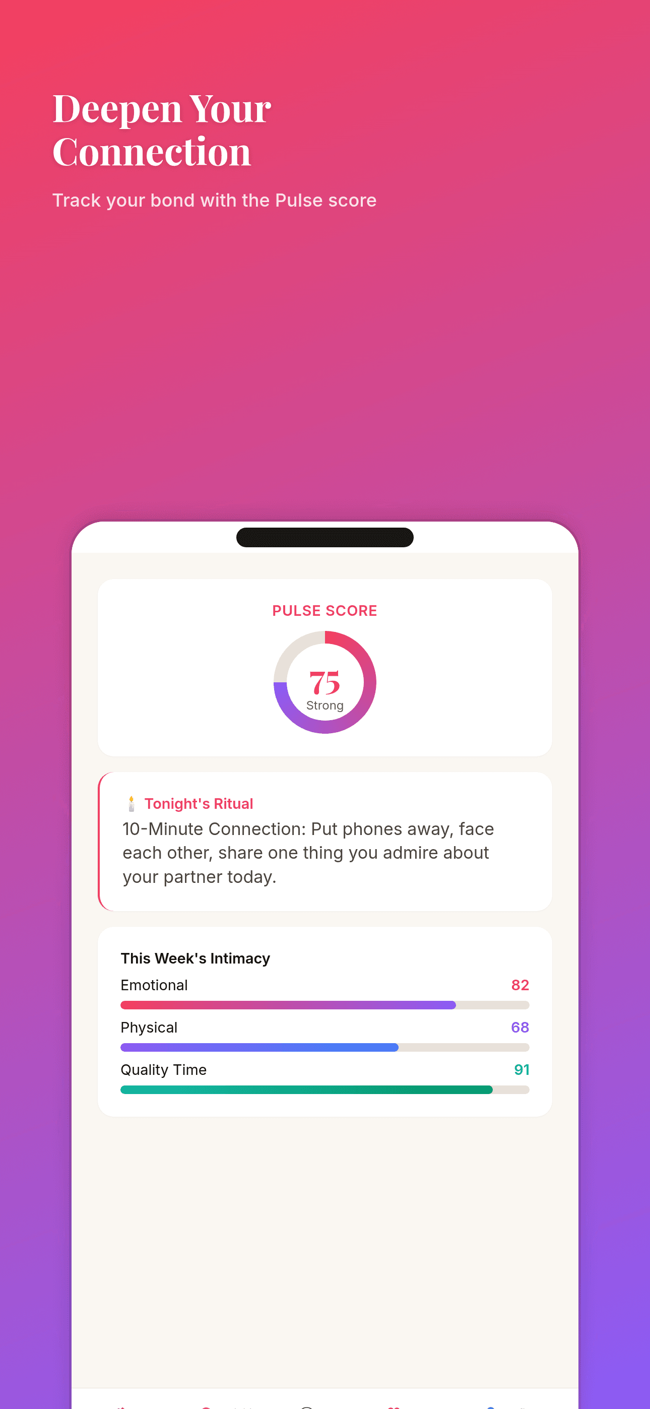 Intimacy and connection tools